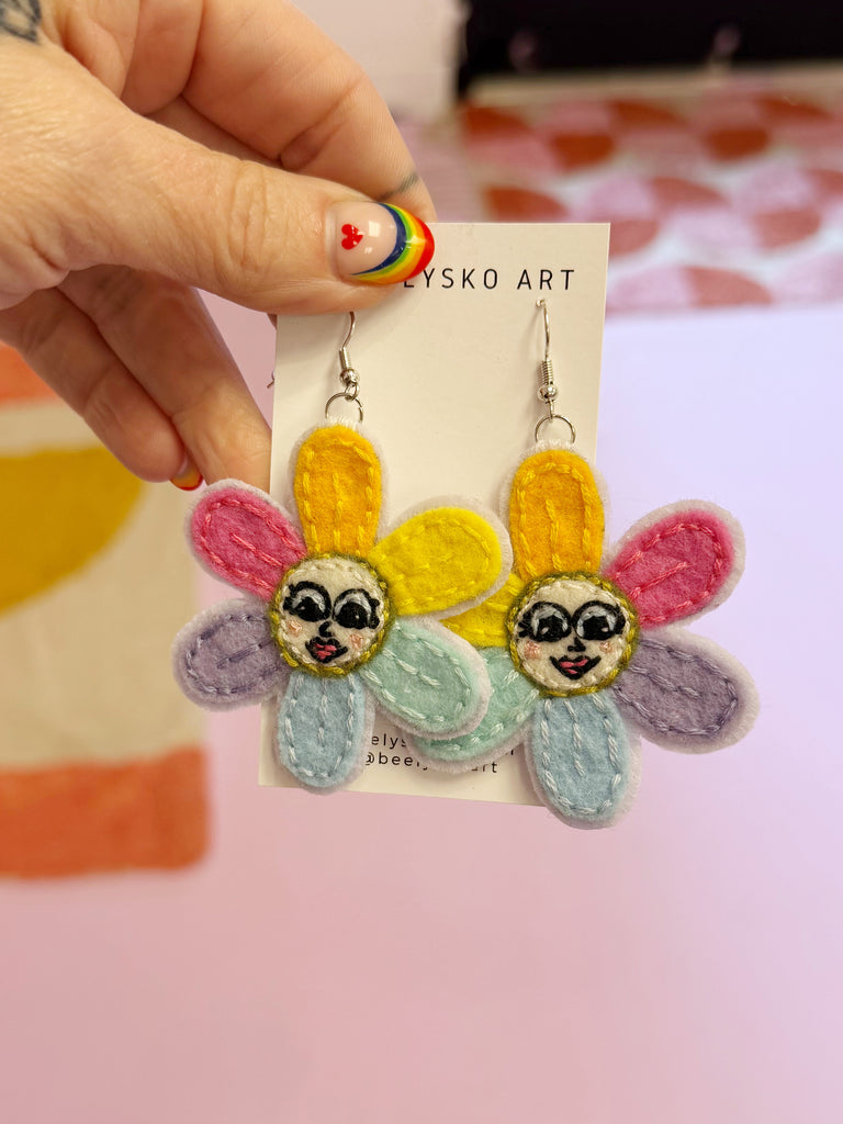 Bee Lysko Art Clay Earrings