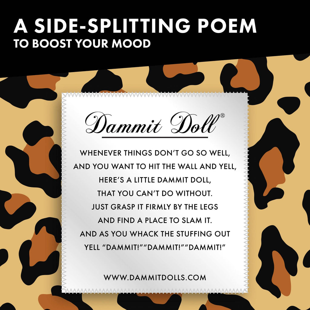 Dammit Doll - Limited Edition - Leopard Print Doll
