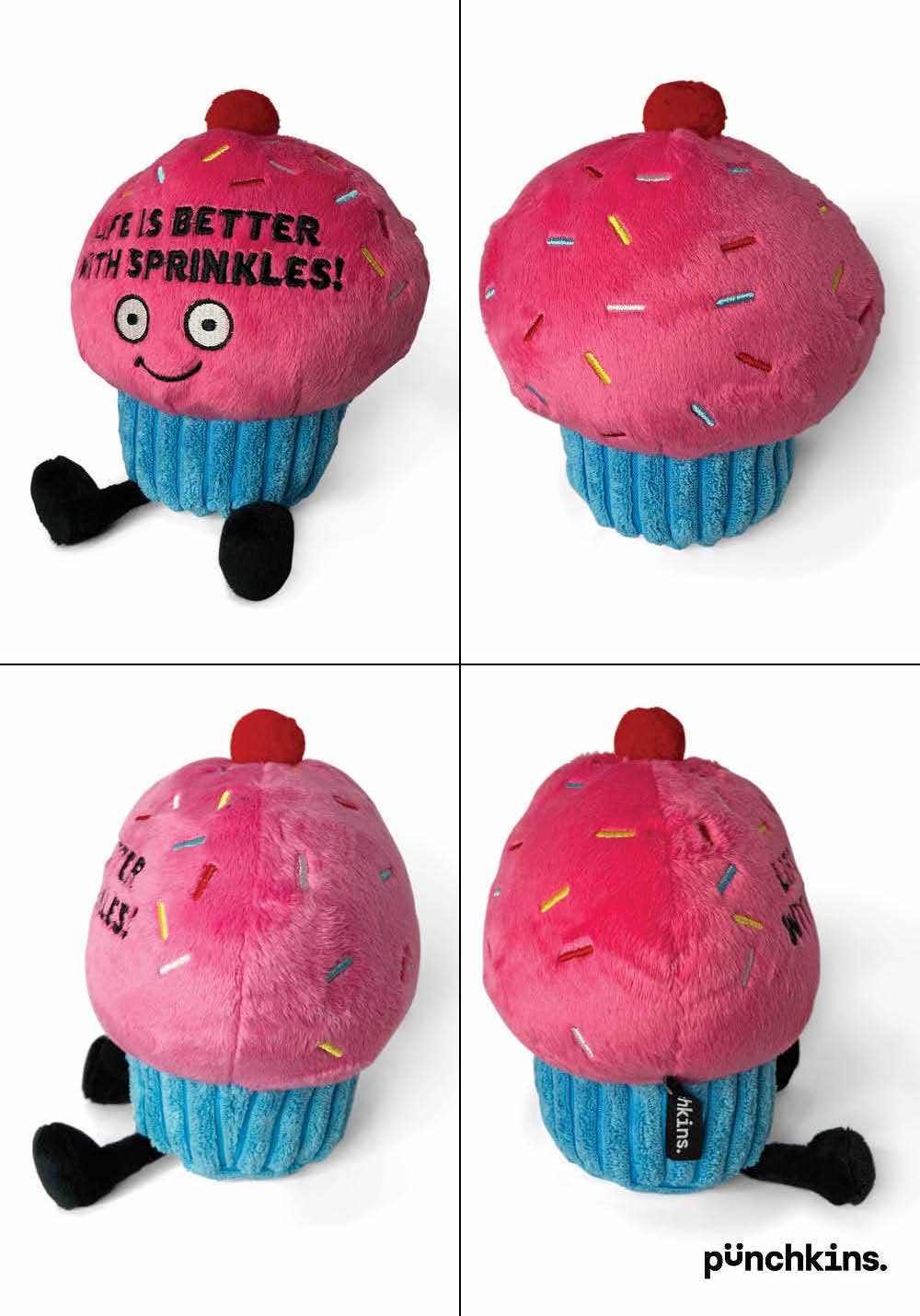 25% off "Life Is Better With Sprinkles" Plush Cupcake