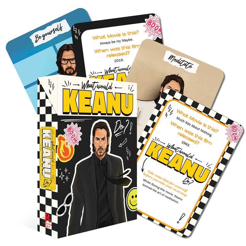 What Would Keanu Do? by Rockpool Publishing: Flashcards; 24 pages / English