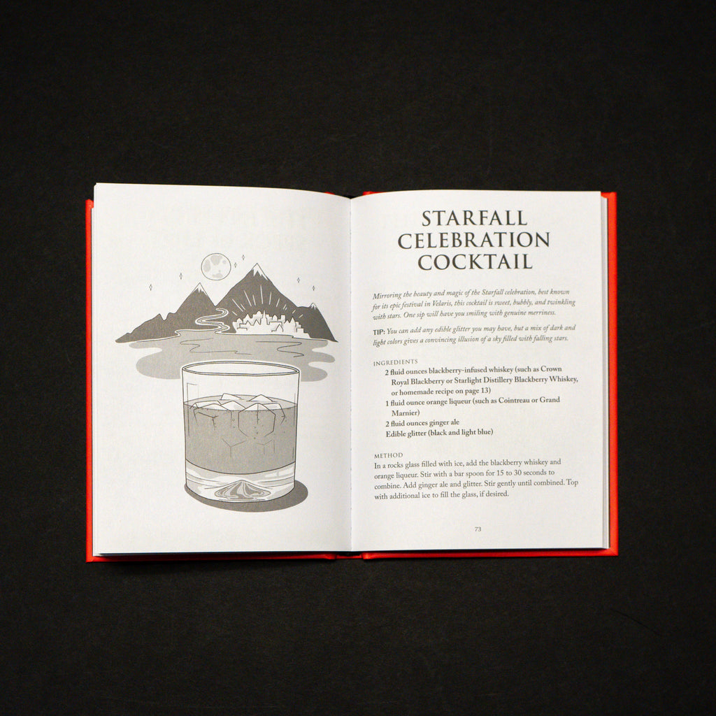 The Unofficial A Court of Thorns and Roses Cocktail Book by J.  Becker: Hardcover; 144 pages / English