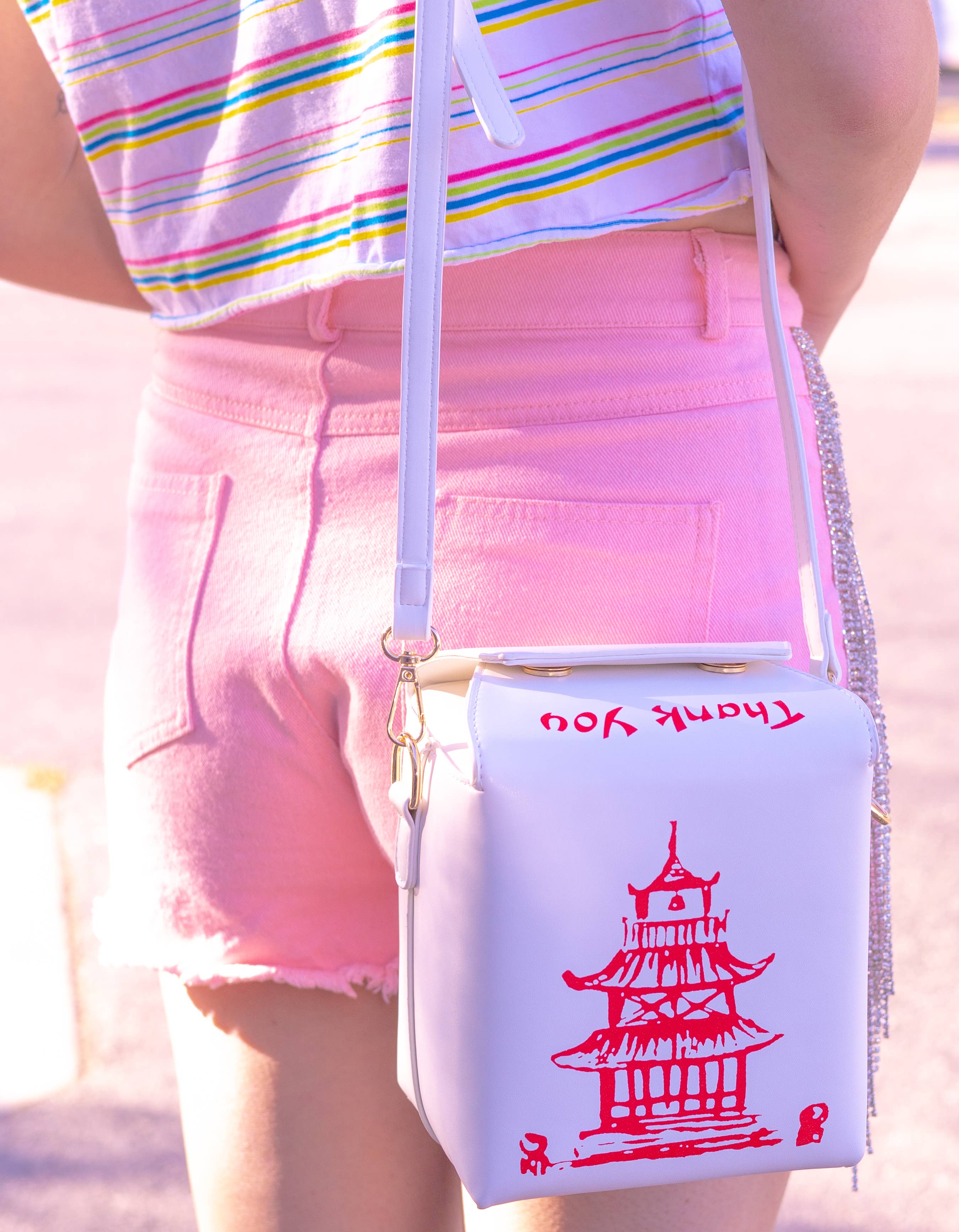 Chinese Takeout Box Handbag Purse