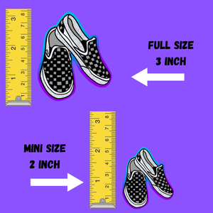 Vans Slip On Checkered Shoes Sticker