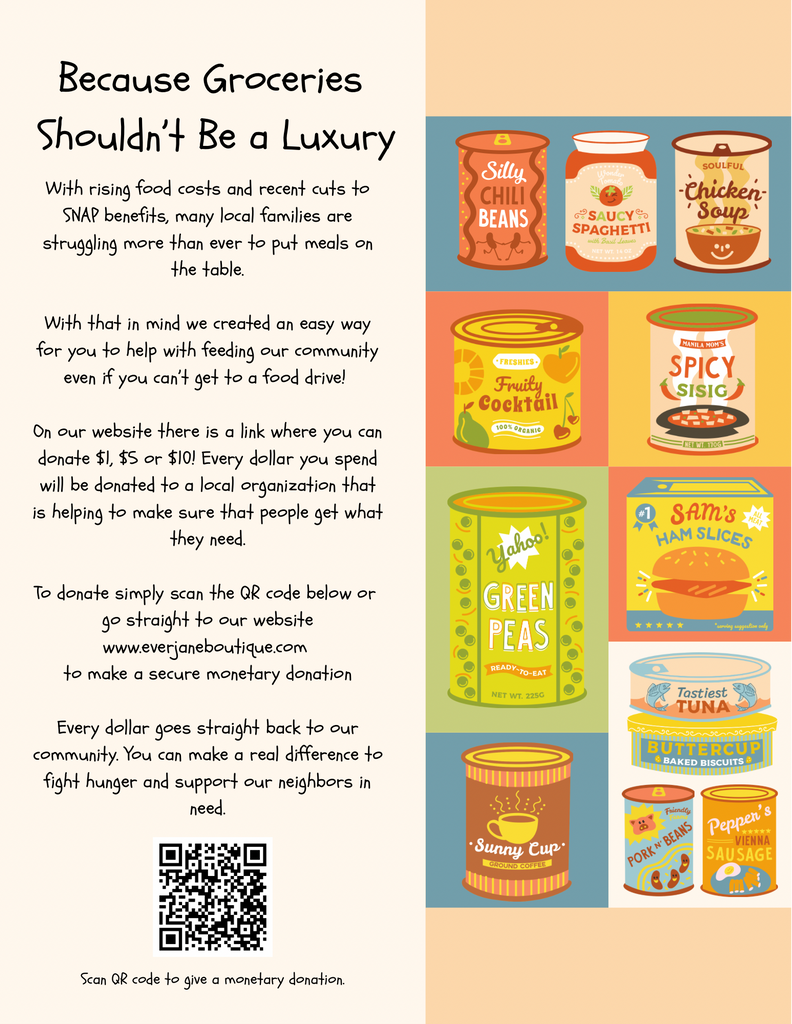 Donate to fight hunger…