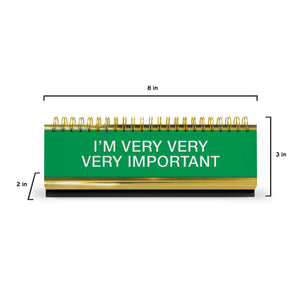 Daily Desk Plaque - Desktop Flip Book - 50 Fun Phrases