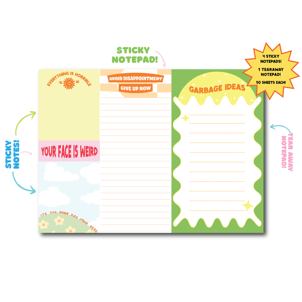 **SALE** Demotivational Notepad