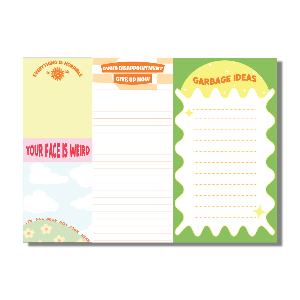 **SALE** Demotivational Notepad