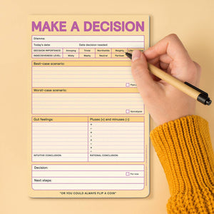 Make a Decision Pad (Pastel Version)