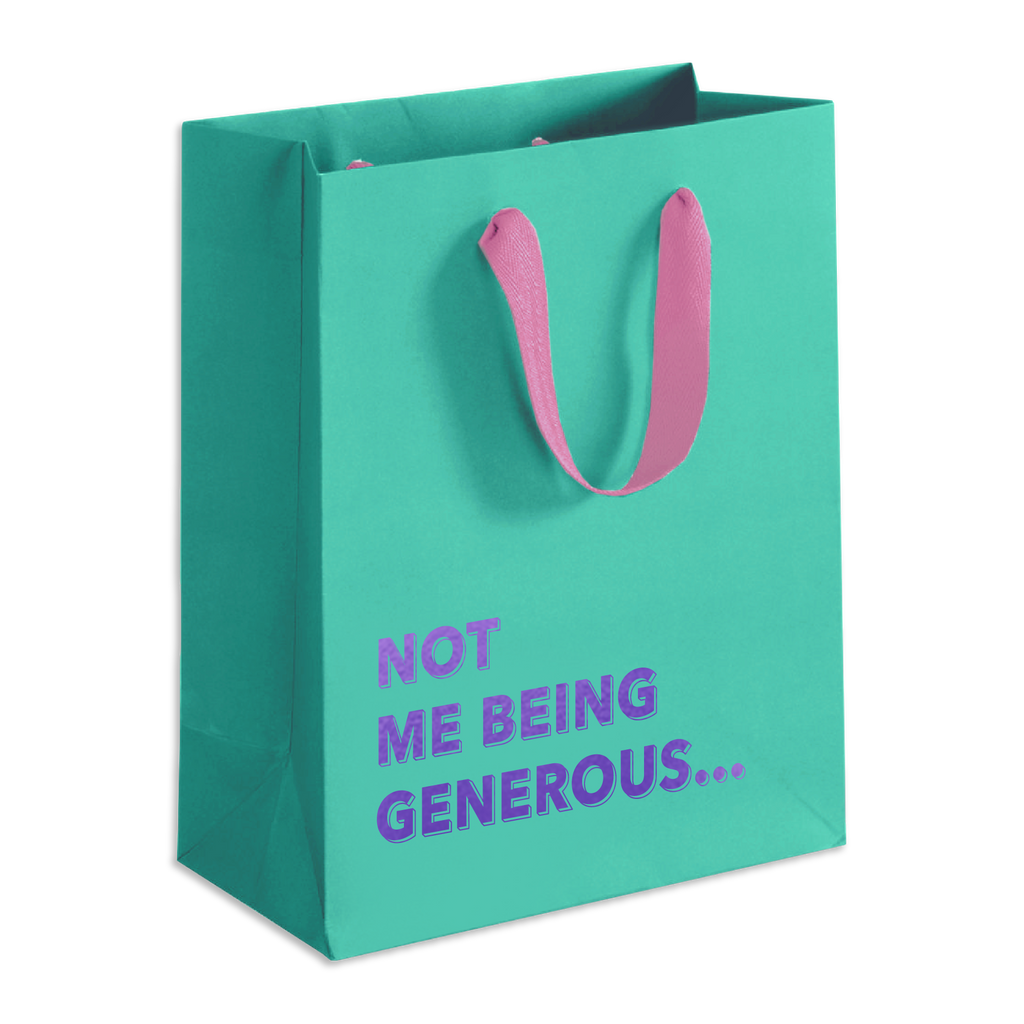 Being Generous Gift Bag (Aqua)