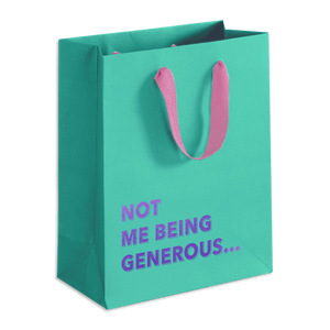 Being Generous Gift Bag (Aqua)
