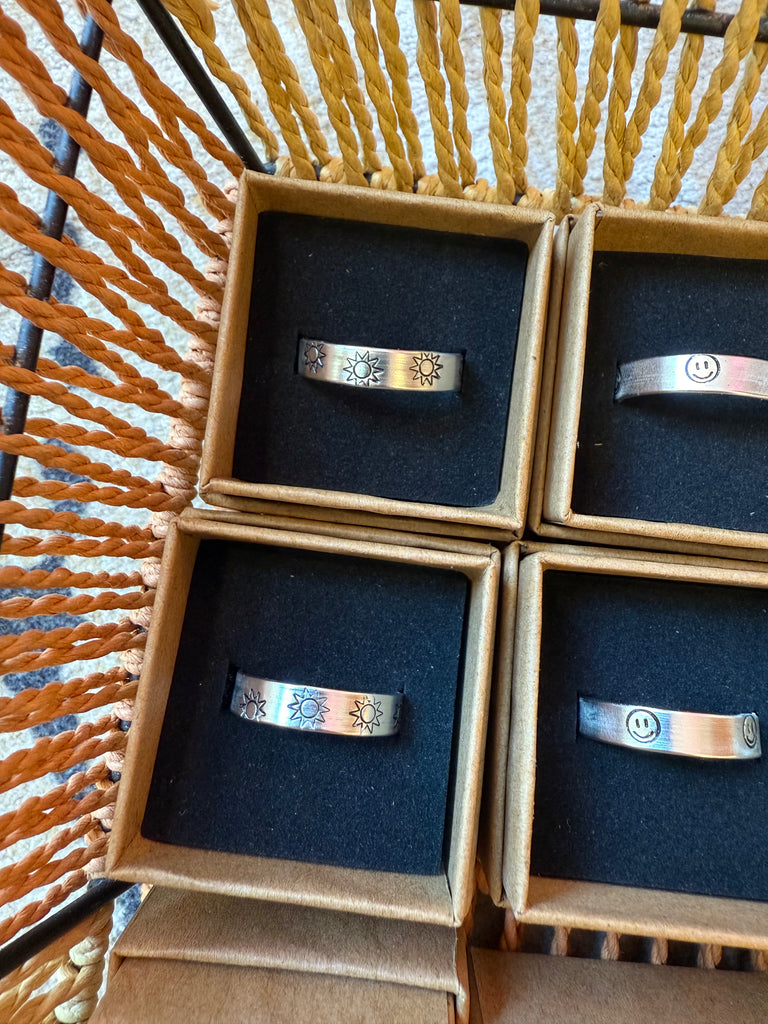 Wuby’s Wings Stamped Rings