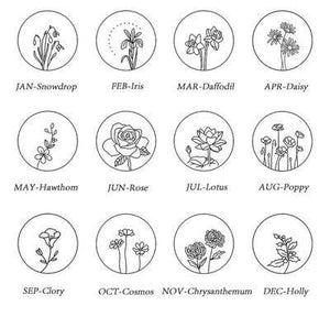 Birth Flower Jewery: July