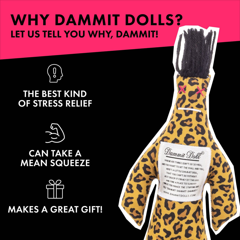 Dammit Doll - Limited Edition - Leopard Print Doll