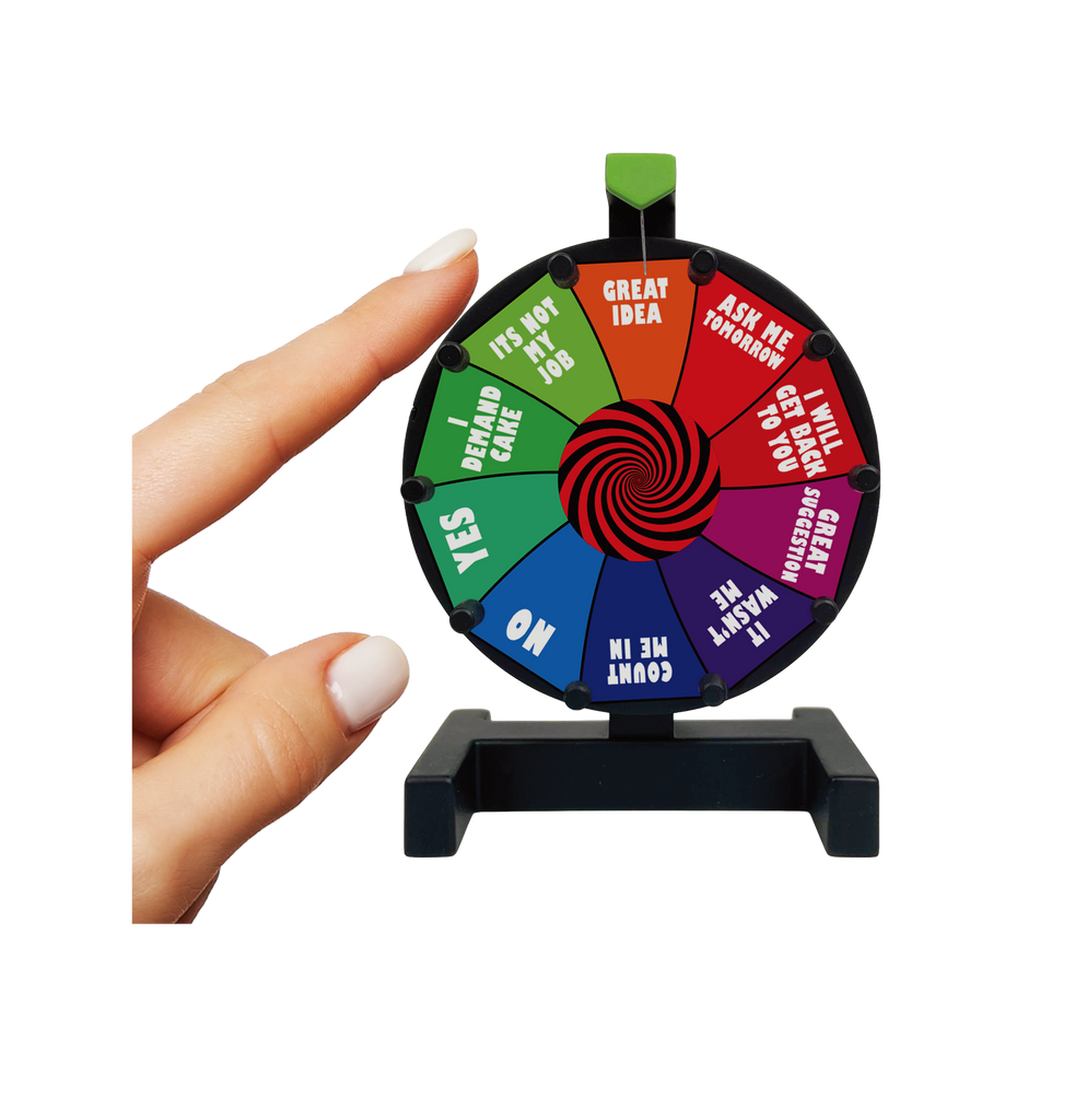 **SALE** Desktop Office Answer Wheel Funny Game- Mini Funny Gift, Novelty Toy
