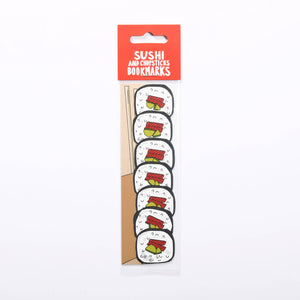 Sushi and Chopsticks Bookmarks (it's die cut!)