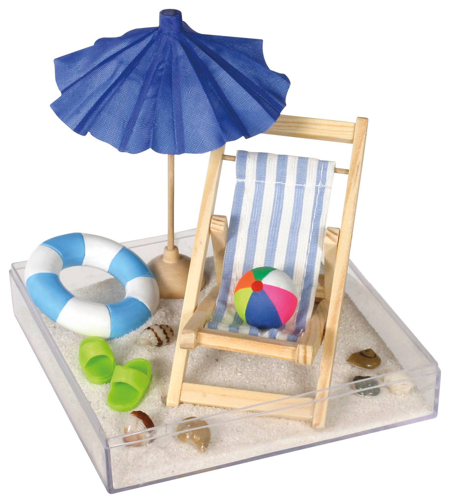 Day At The Beach Desktop Toy, Stress Relief Zen Garden