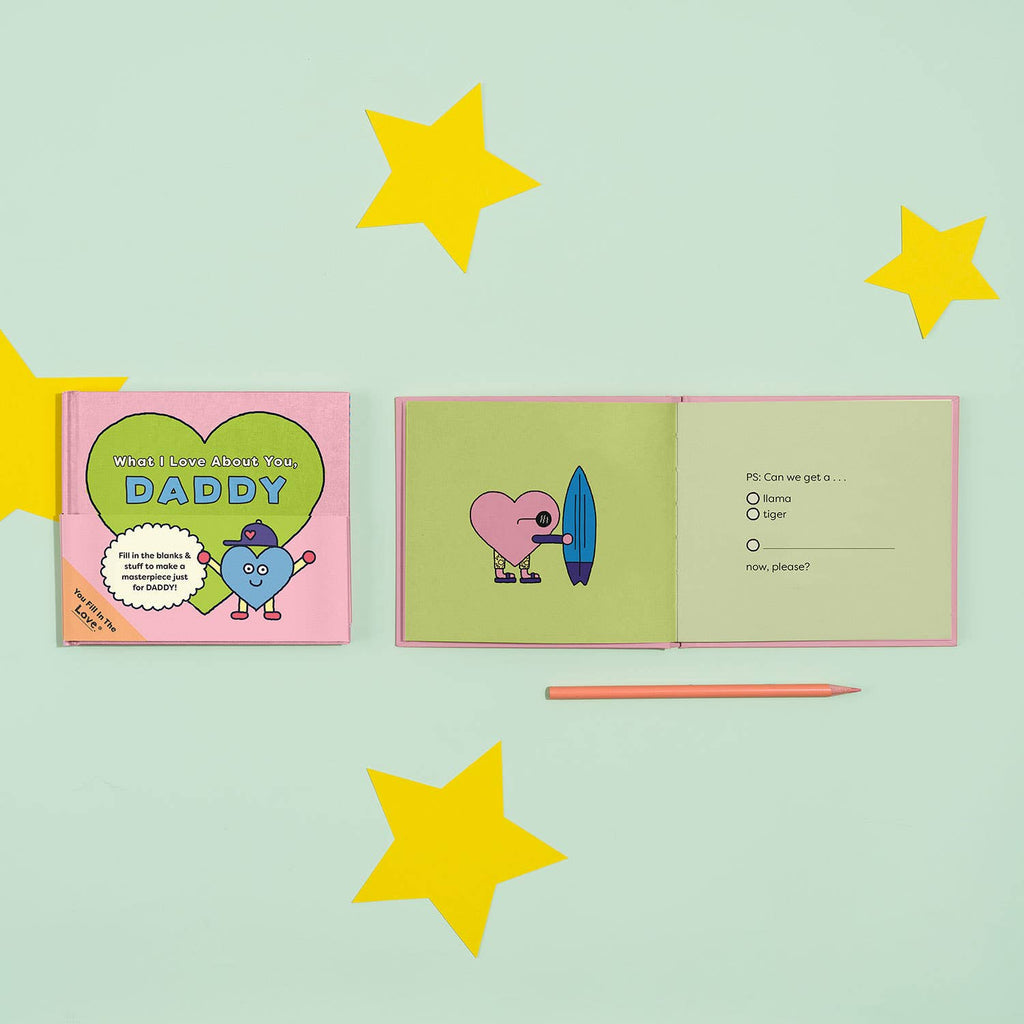 *Special Price* Daddy Fill in the Love Book for Kids