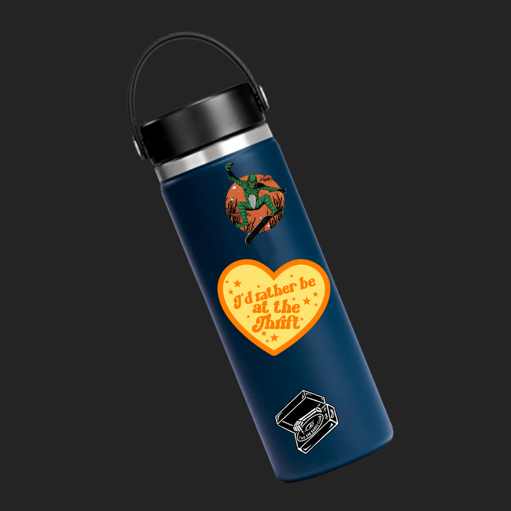 *SALE** I'd rather be at the thrift heart Sticker