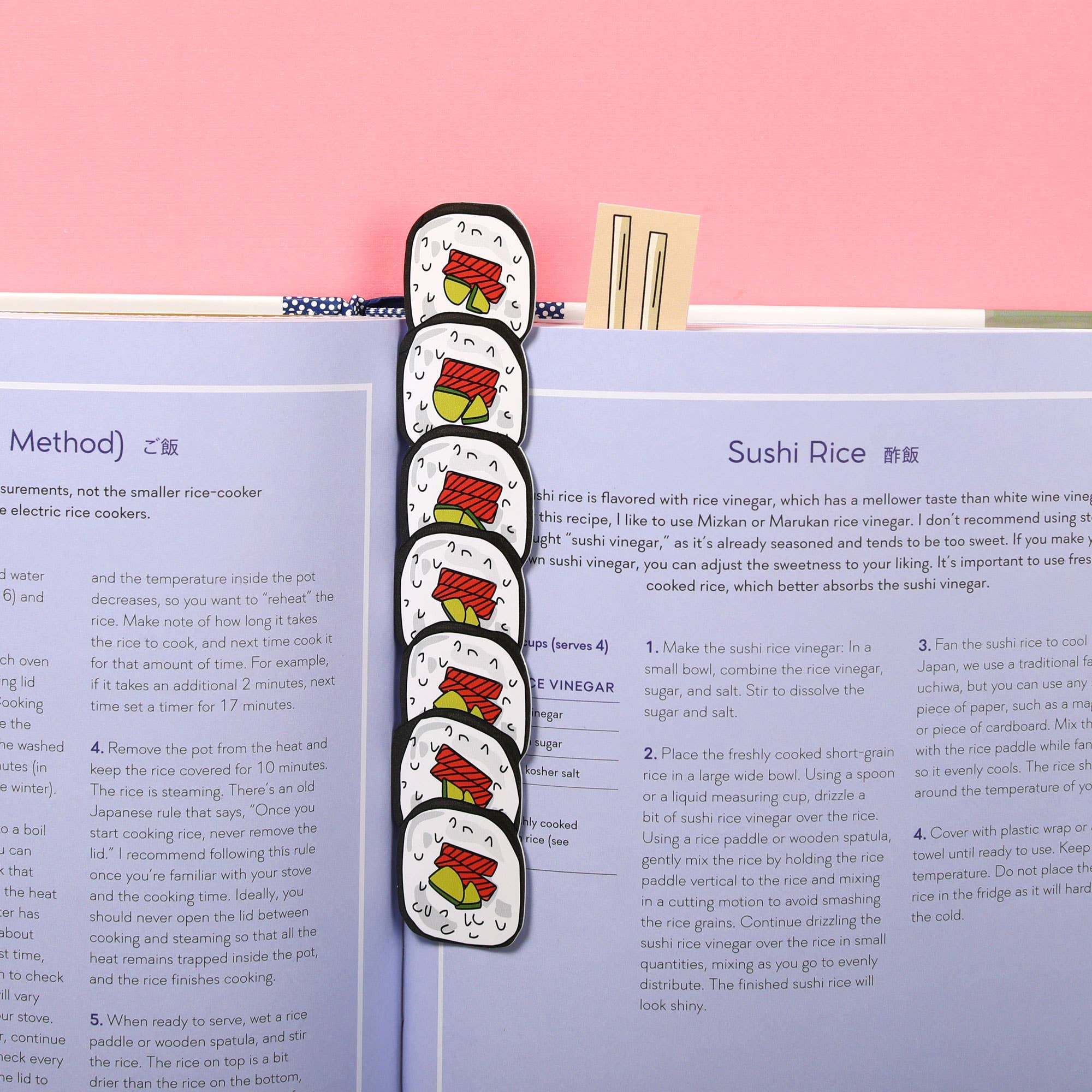 Sushi and Chopsticks Bookmarks (it's die cut!)