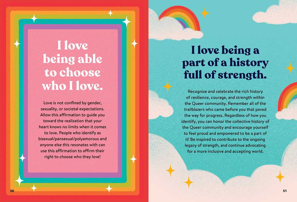 **SALE** Affirmations for Queer People by Jess Vosseteig