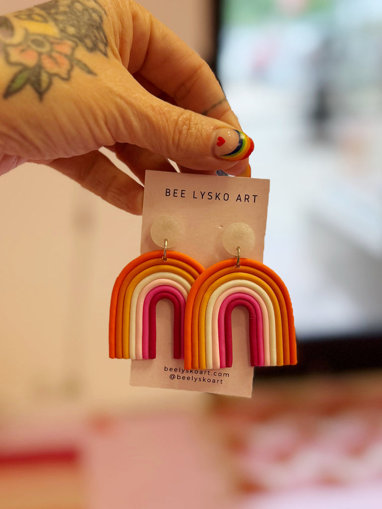 Bee Lysko Art Clay Earrings