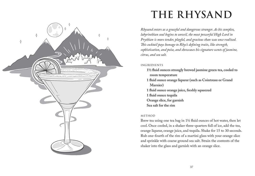 The Unofficial A Court of Thorns and Roses Cocktail Book by J.  Becker: Hardcover; 144 pages / English