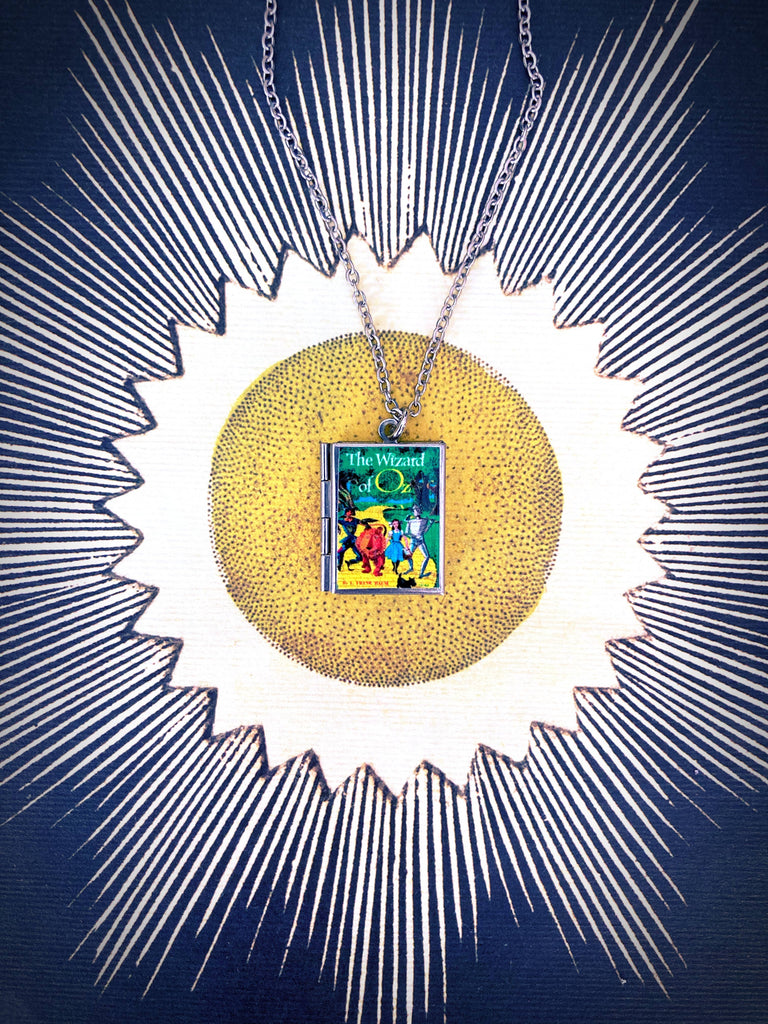 Book Locket The Wizard of Oz: Stainless Steel