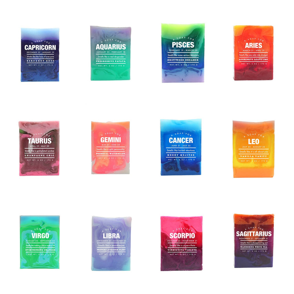 Whiskey River Astrology Bar Soap