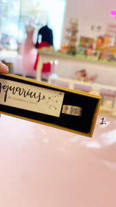 Wuby’s Wings Stamped Zodiac Rings