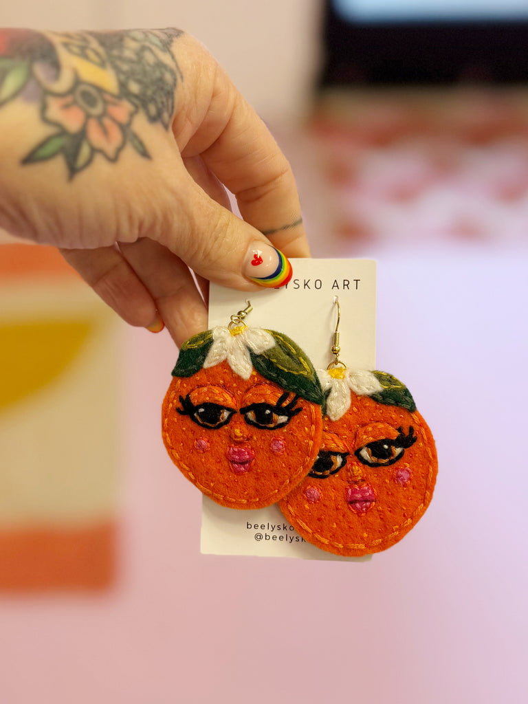 Bee Lysko Art Clay Earrings