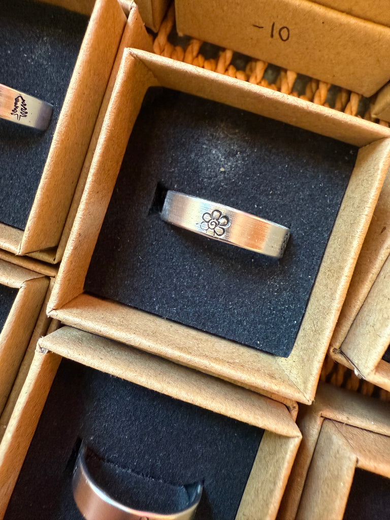 Wuby’s Wings Stamped Rings