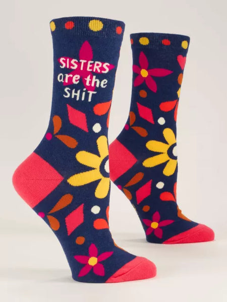 Blue Q Sisters are the Shit Women’s Crew Socks