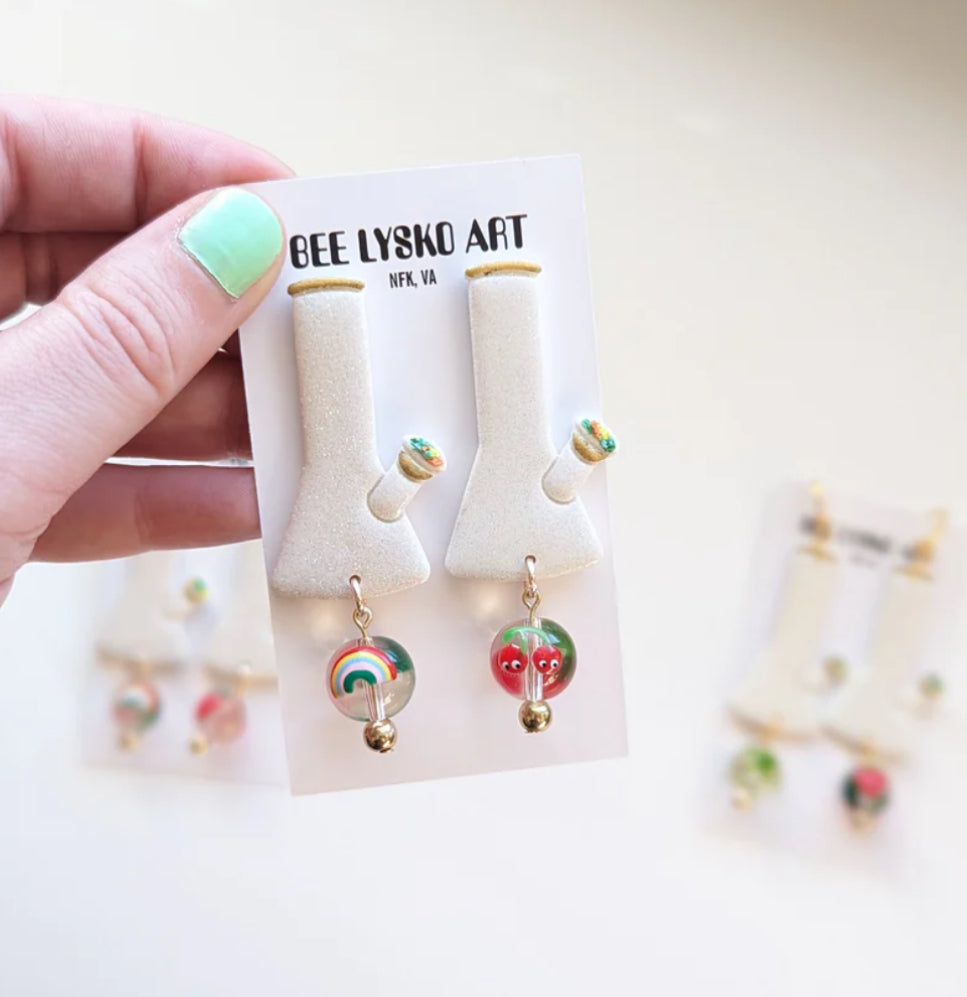 Bee Lysko Art Clay Earrings