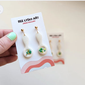 Bee Lysko Art Clay Earrings