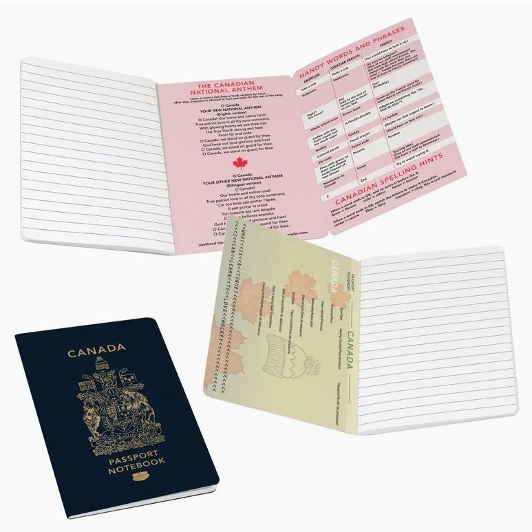 Canada Passport Pocket Notebook