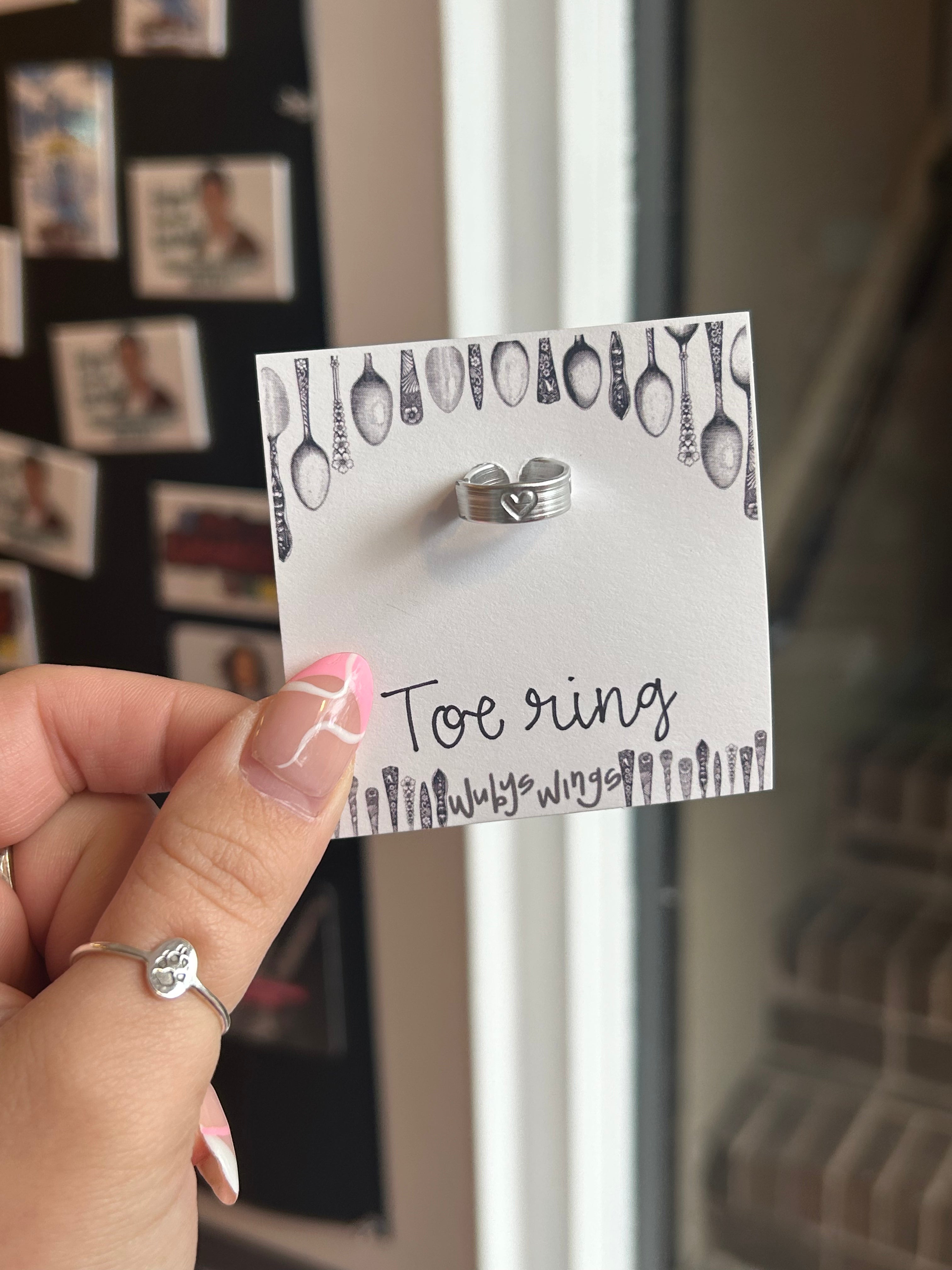 Wuby's Wings- Toe Rings