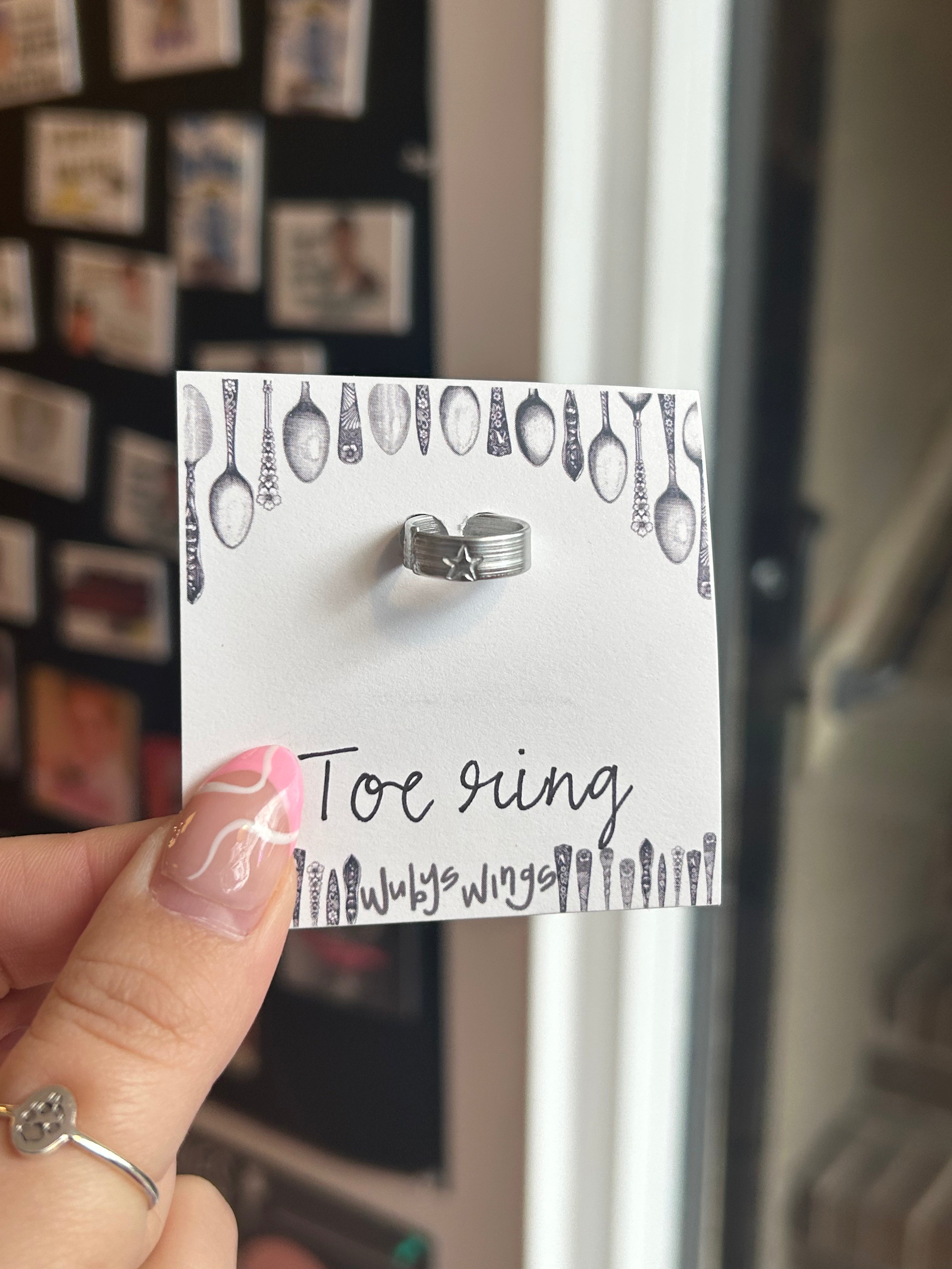 Wuby's Wings- Toe Rings