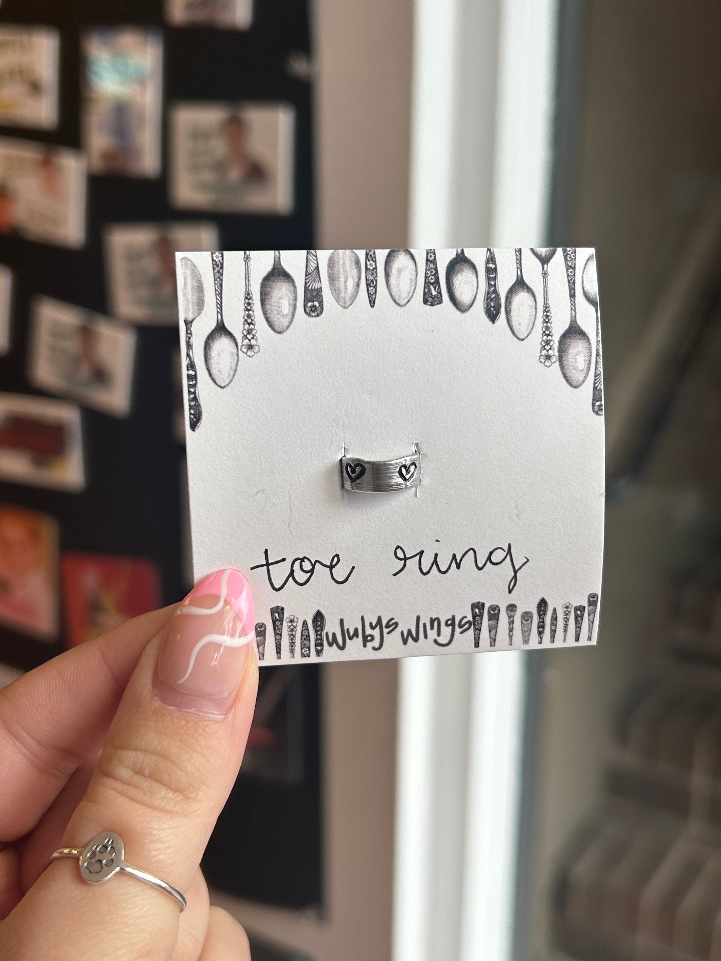 Wuby's Wings- Toe Rings