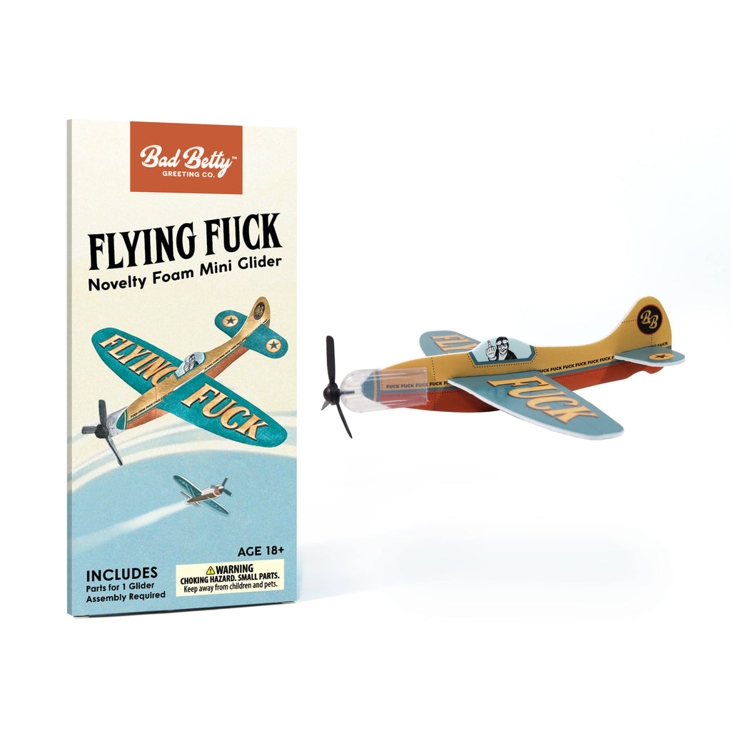 Novelty Toy Foam Glider/Airplane Flying Fuck