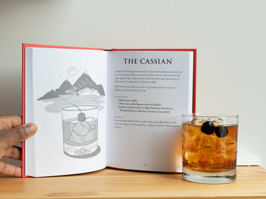 The Unofficial A Court of Thorns and Roses Cocktail Book by J.  Becker: Hardcover; 144 pages / English