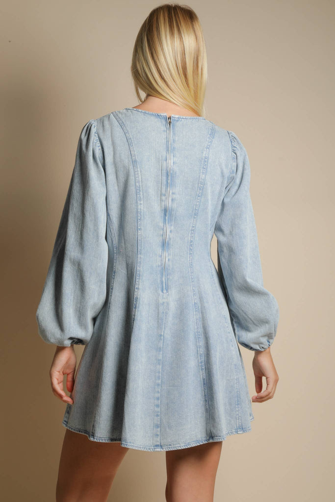 Crisp Day’s Denim Mini Dress