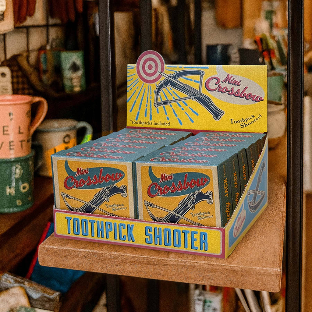 Mini Crossbow Toothpick Shooter