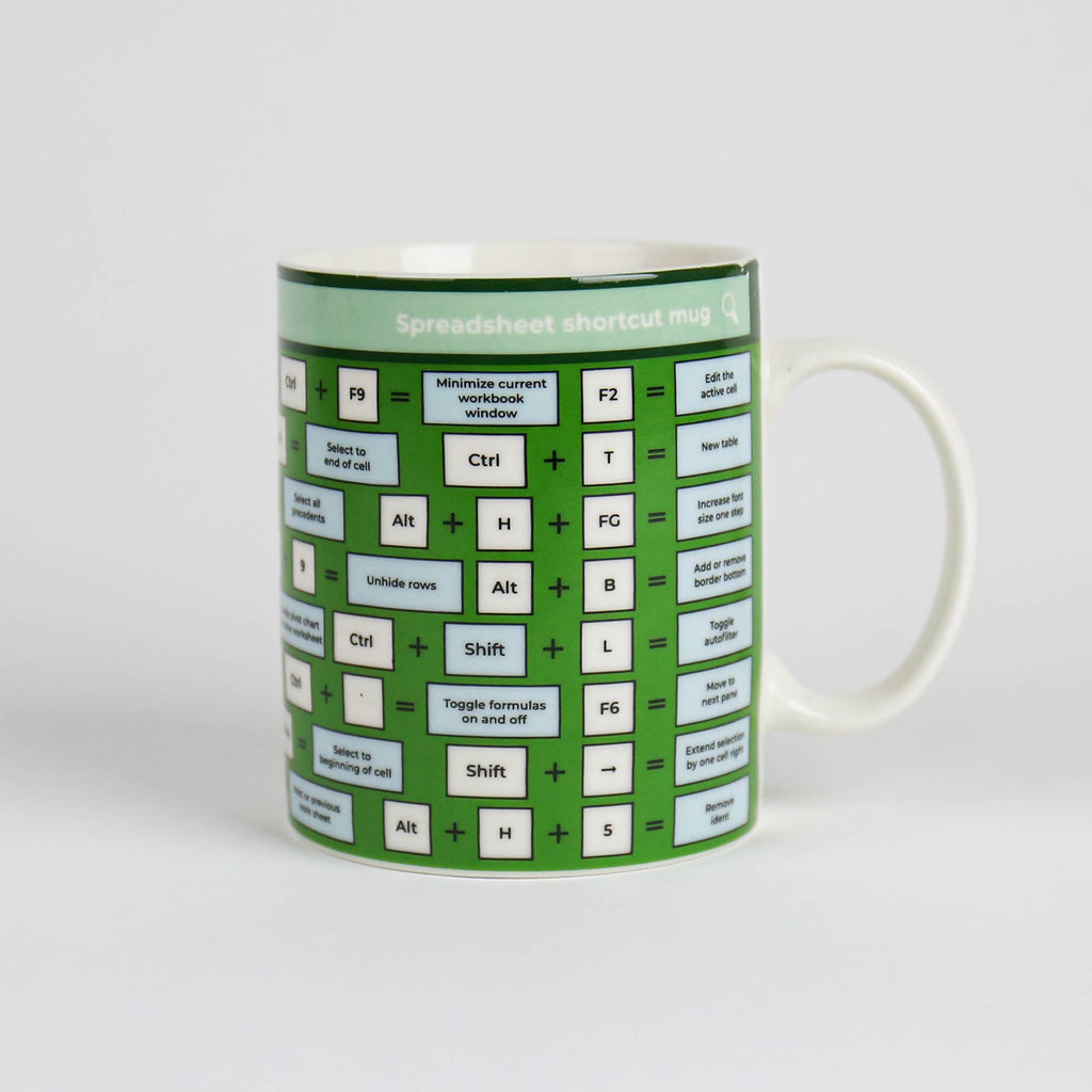 SPREADSHEET / EXCEL SHORTCUT MUG