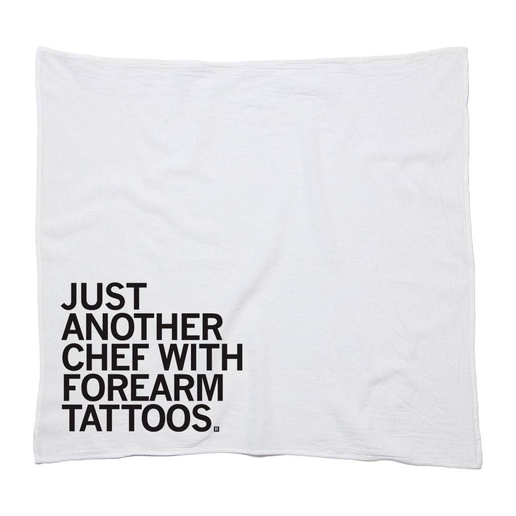 **SALE** Just Another Chef With Forearm Tattoos Kitchen Towel
