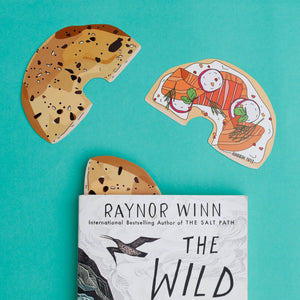 Bagel Bookmark (it's die cut!)