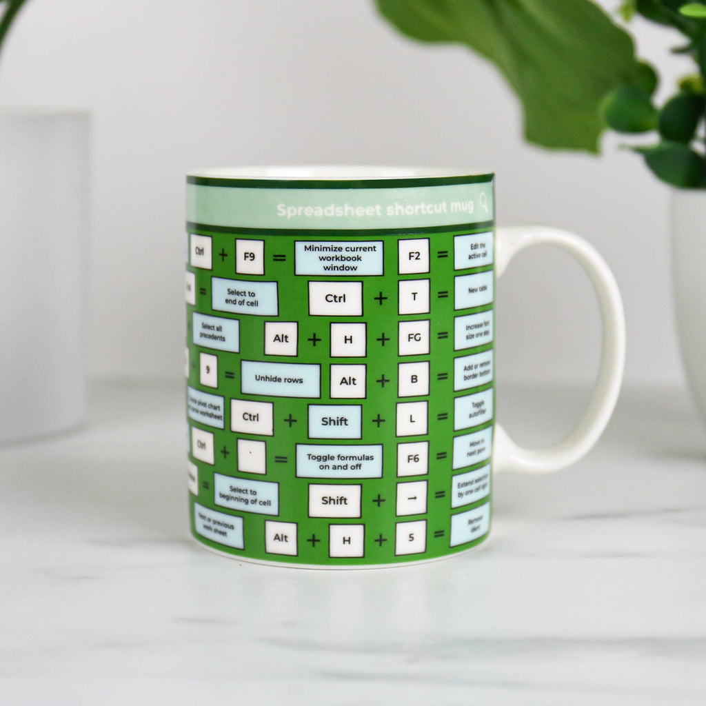 SPREADSHEET / EXCEL SHORTCUT MUG