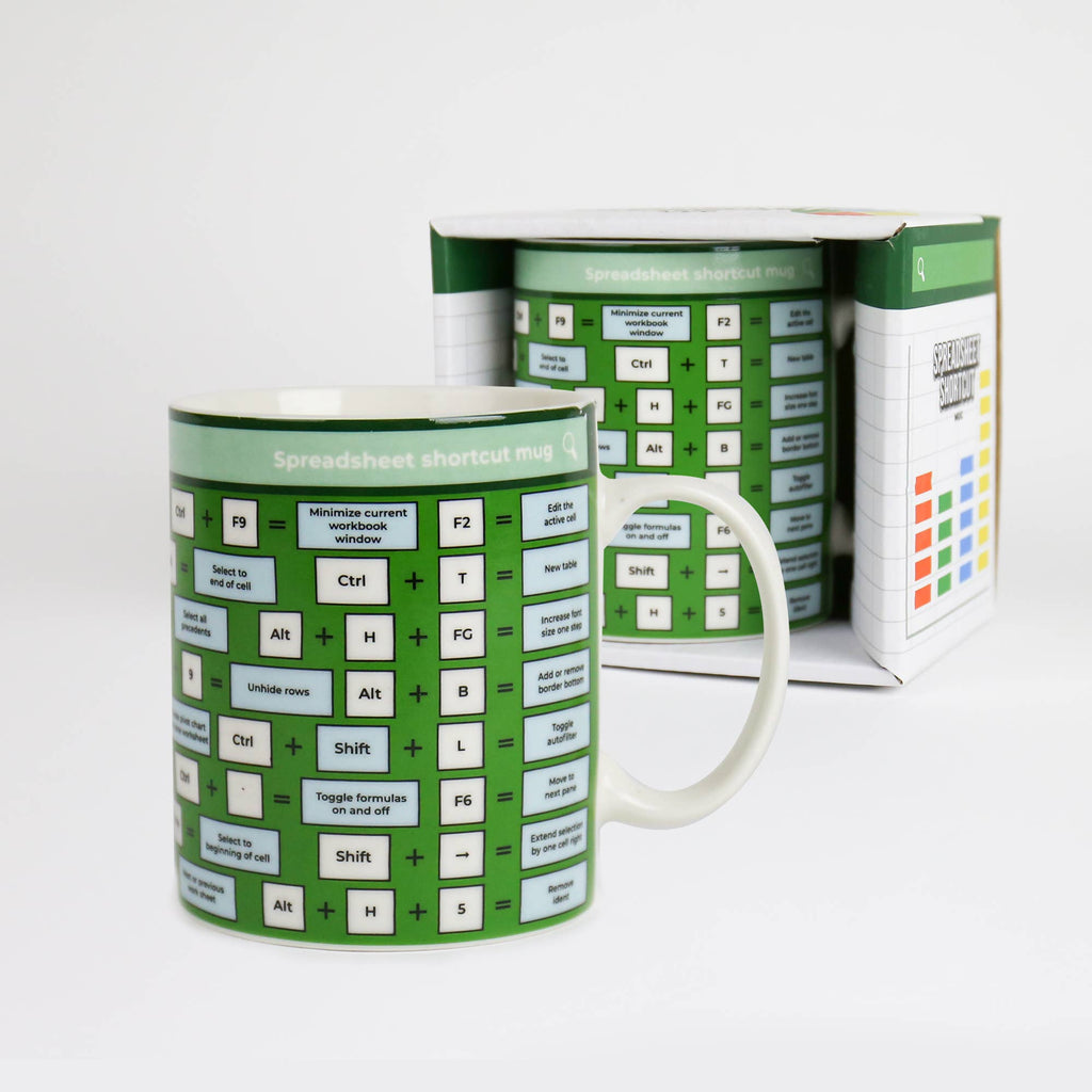 SPREADSHEET / EXCEL SHORTCUT MUG
