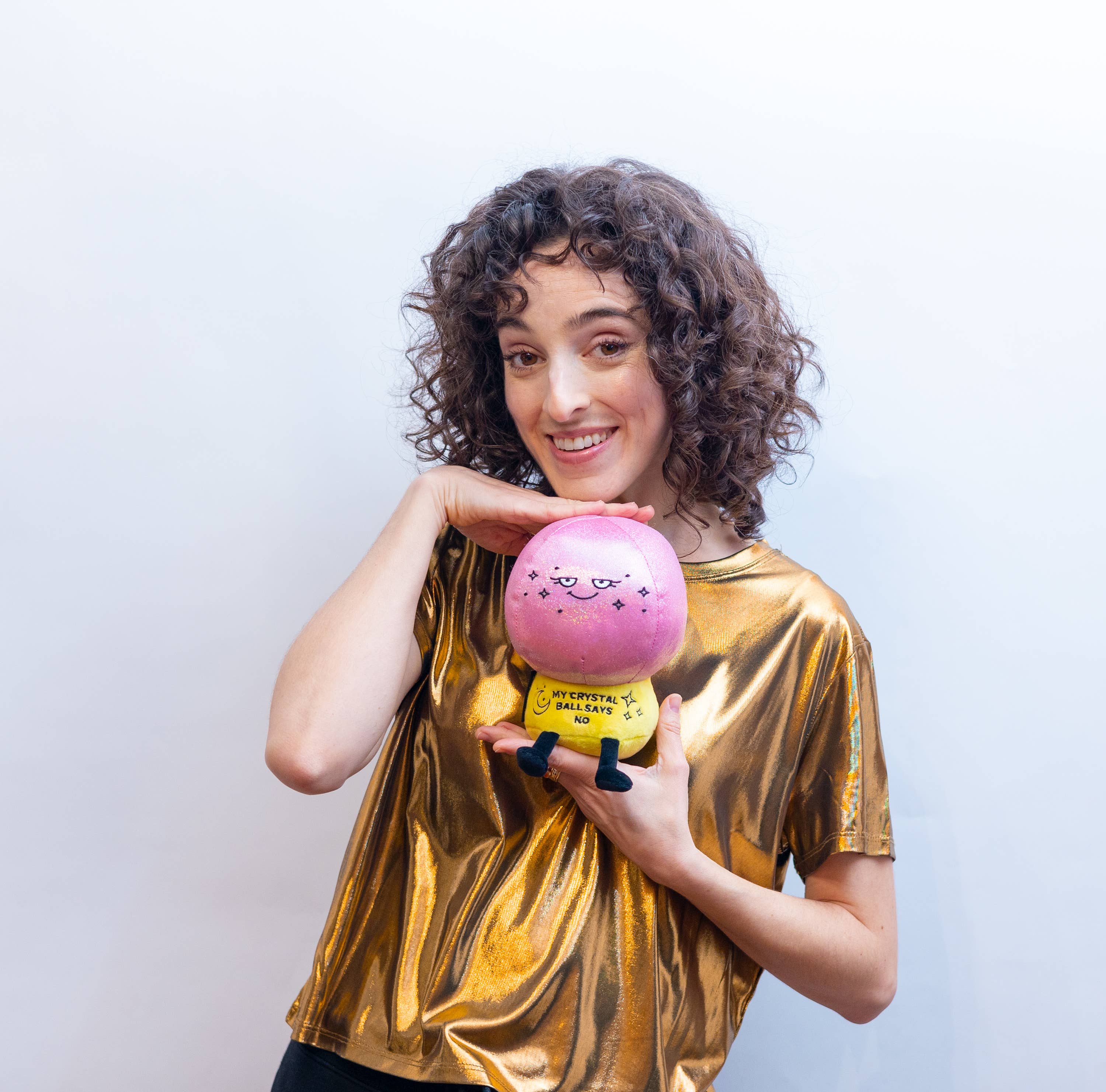 **SALE** Punchkins Crystal Ball Plushie - "My Crystal Ball Says No"