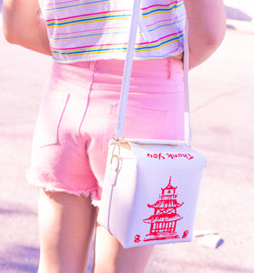 Chinese Takeout Box Handbag Purse