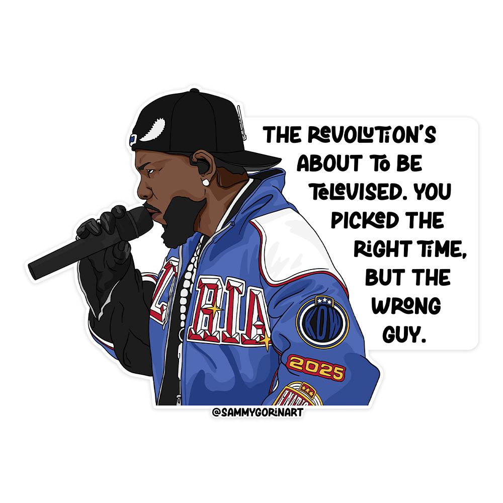 Kendrick Lamar Revolution Sticker – Ever Jane Boutique